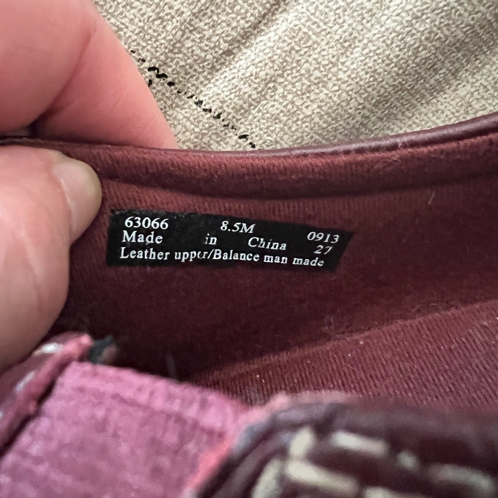 Clarks Bendables Ashland leather shoes 8.5 in Redwood. - Picture 4 of 4